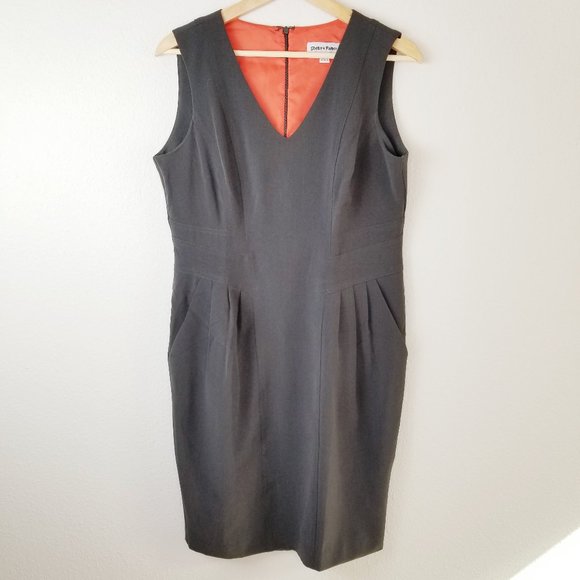 Shelby & Palmer Sheath Dress with Pockets Grey - Picture 1 of 12